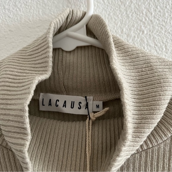 LACAUSA Sweater Rib Turtleneck - Picture 7 of 8
